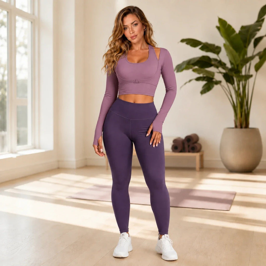 Cutout Buckle Active Top WHD0606346-JYMC015