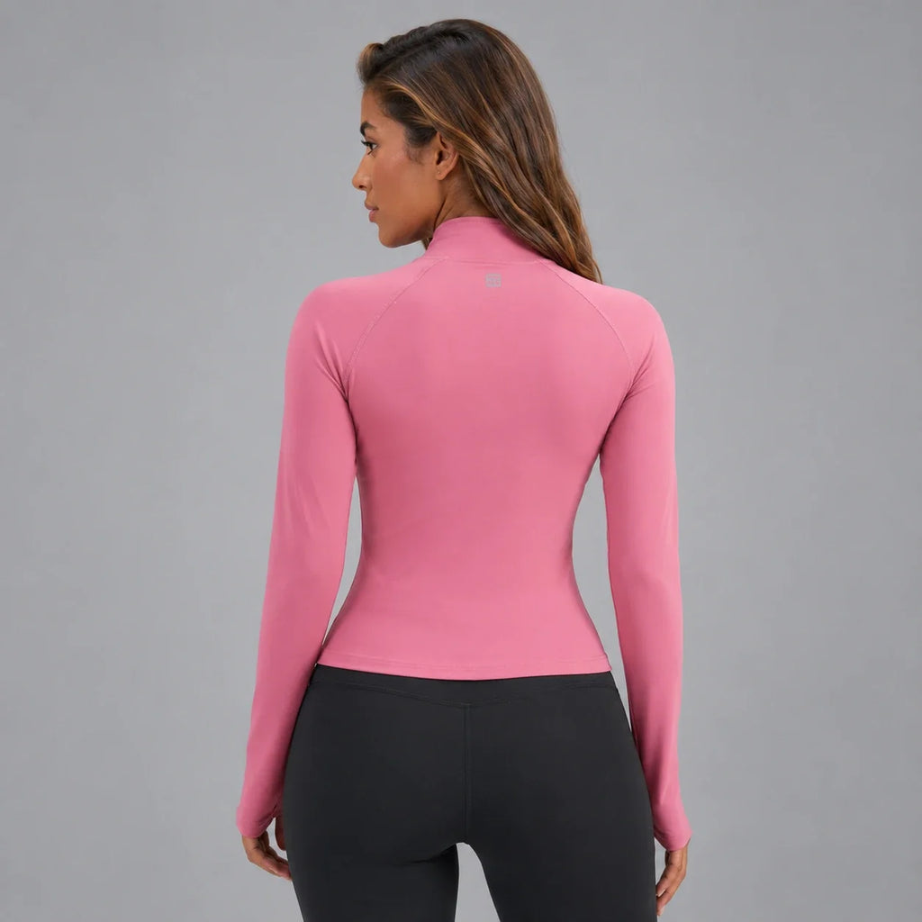 Pink Zip-Up Active Jacket WHD0606348-JYMW085