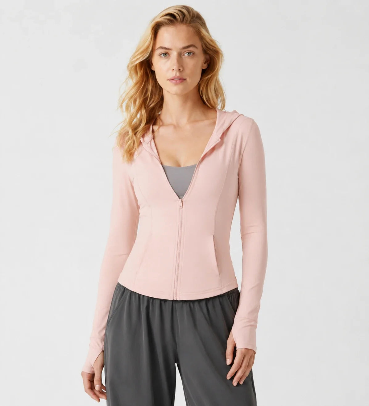 Hooded Zip Active Jacket WHD0606351-JYFWO05