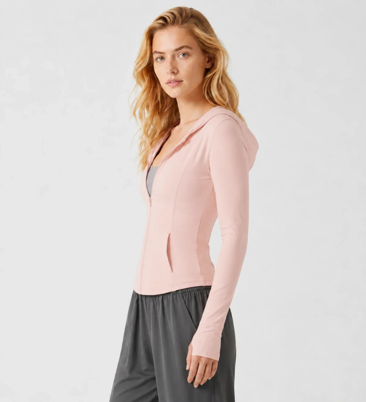 Hooded Zip Active Jacket WHD0606351-JYFWO05
