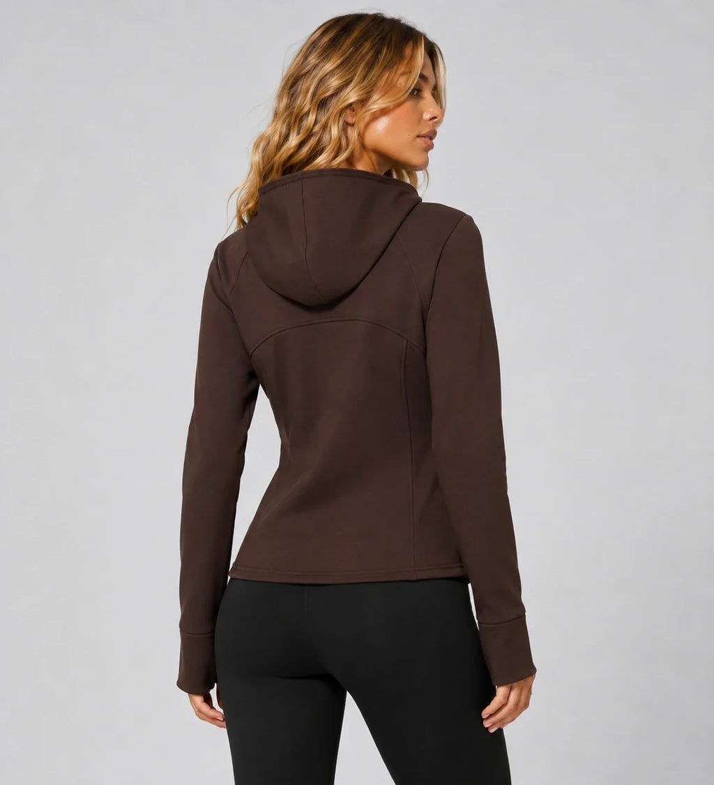 Hooded Zip Active Jacket WHD0606353-JYMW125