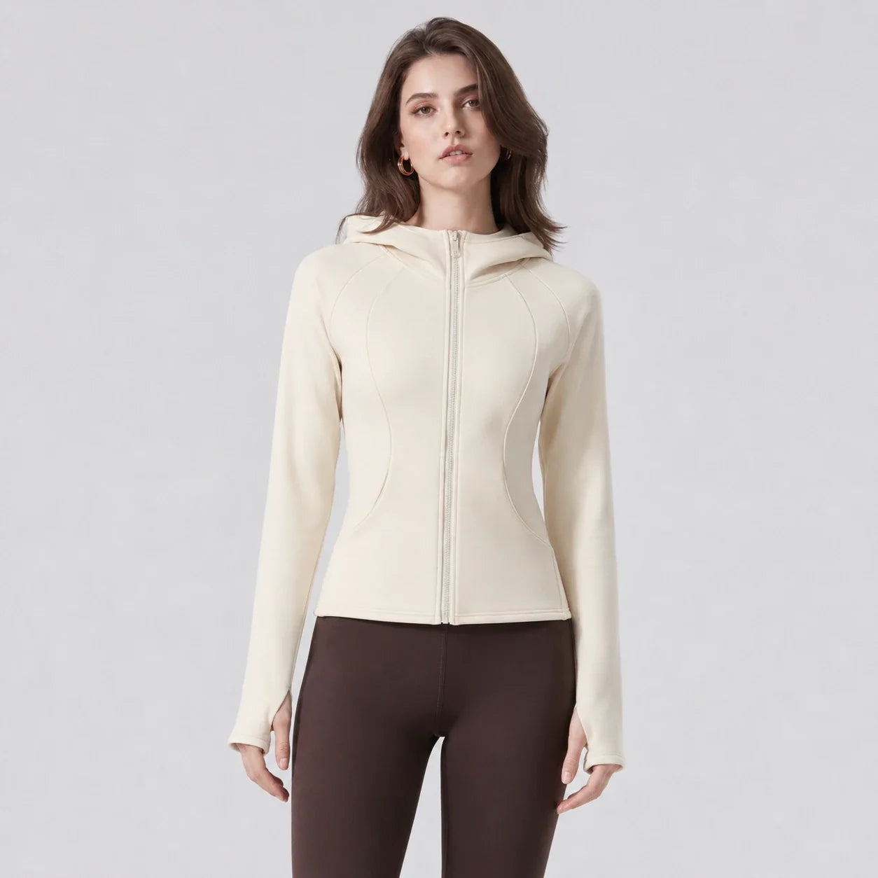 Hooded Zip Active Jacket WHD0606354-JYMW141