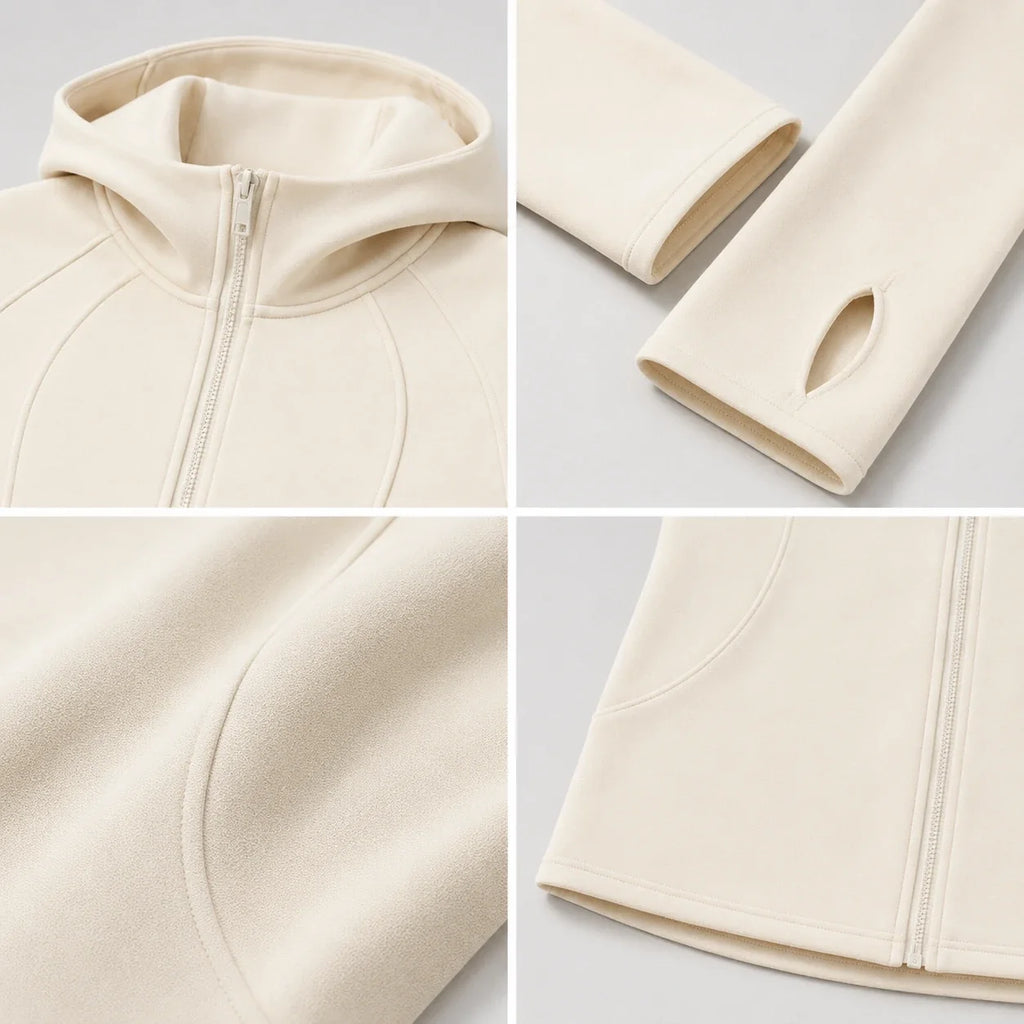 Hooded Zip Active Jacket WHD0606354-JYMW141
