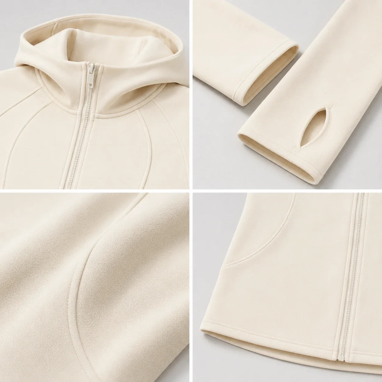 Hooded Zip Active Jacket WHD0606354-JYMW141
