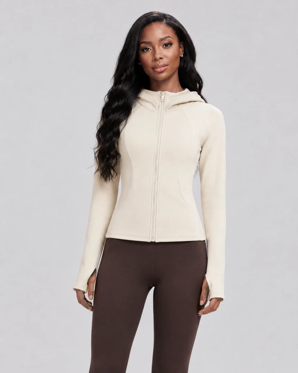 Hooded Zip Active Jacket WHD0606354-JYMW141