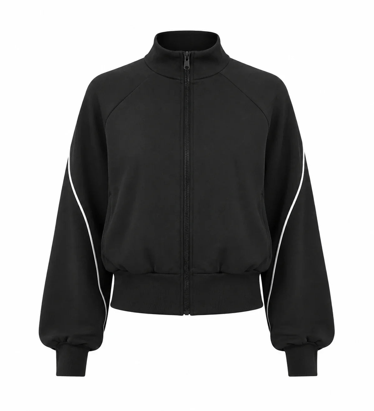 Contrast Piping Zip Jacket WHD0606356-JYMW194