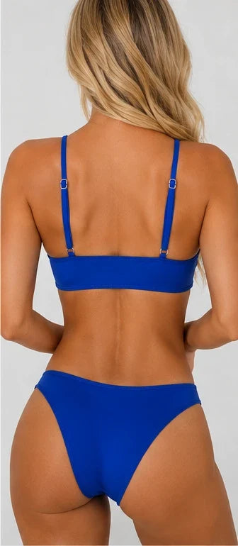 Blue Strap Bikini Set WHD06063578KA-Y270-08