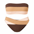 Colorblock Bandeau Bikini Set WHD0606361-KA-P269-09