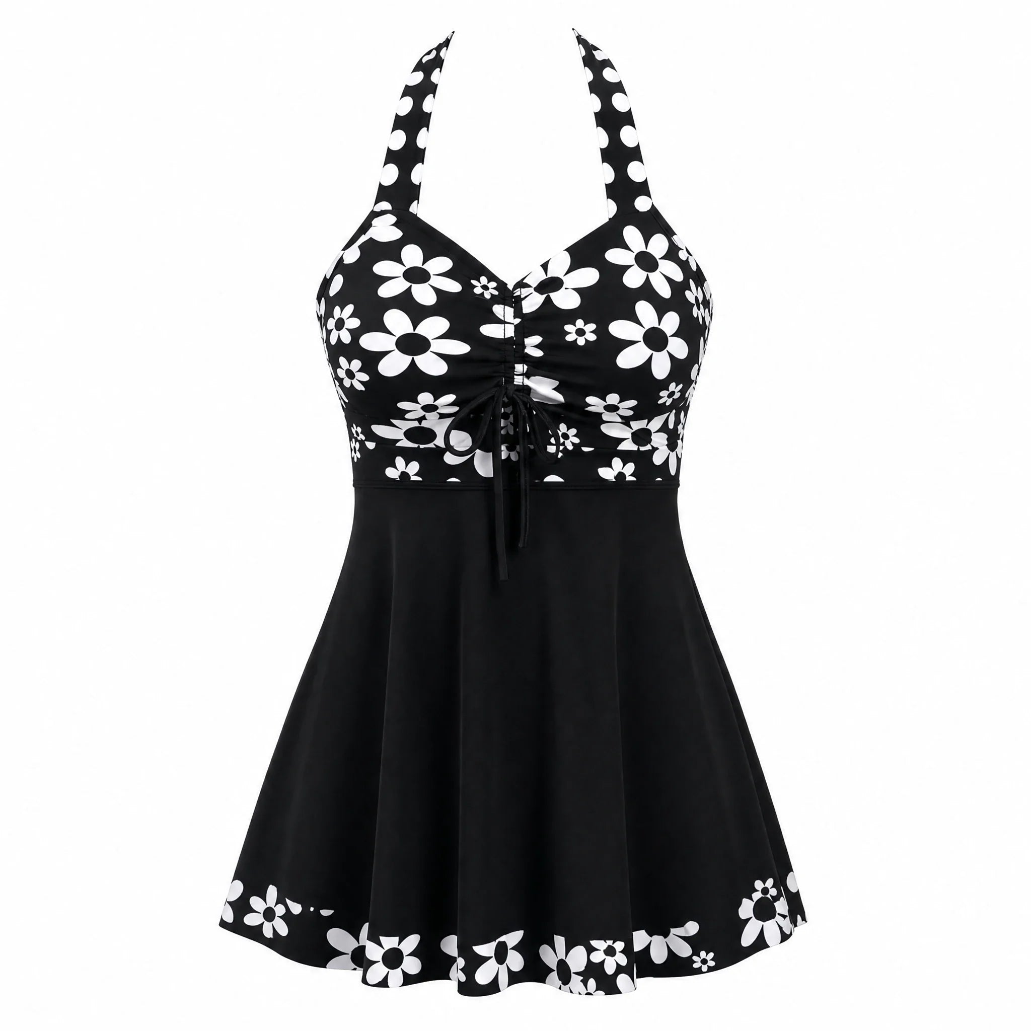 Floral Halter Swim Dress WHD0606364-KA-P524-01