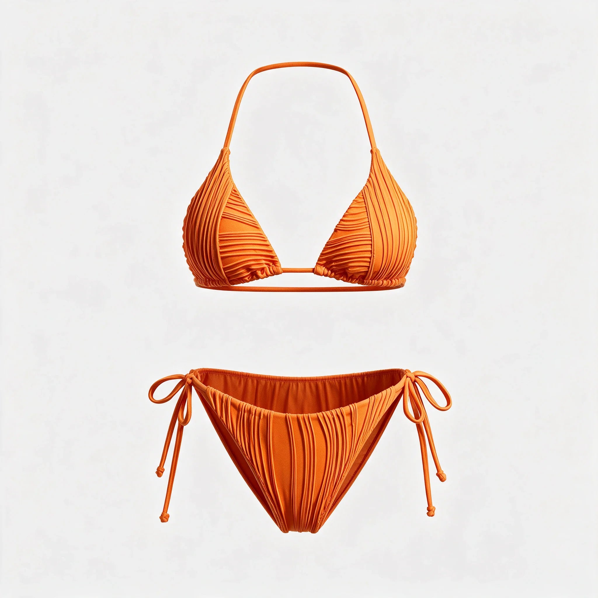 Ruched Triangle Bikini Set WHD0606371-KA-P159-11