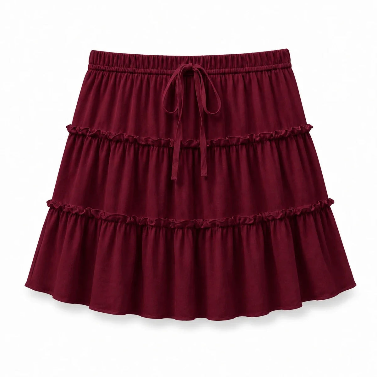 Tiered Ruffle Mini Skirt WHD0606389
