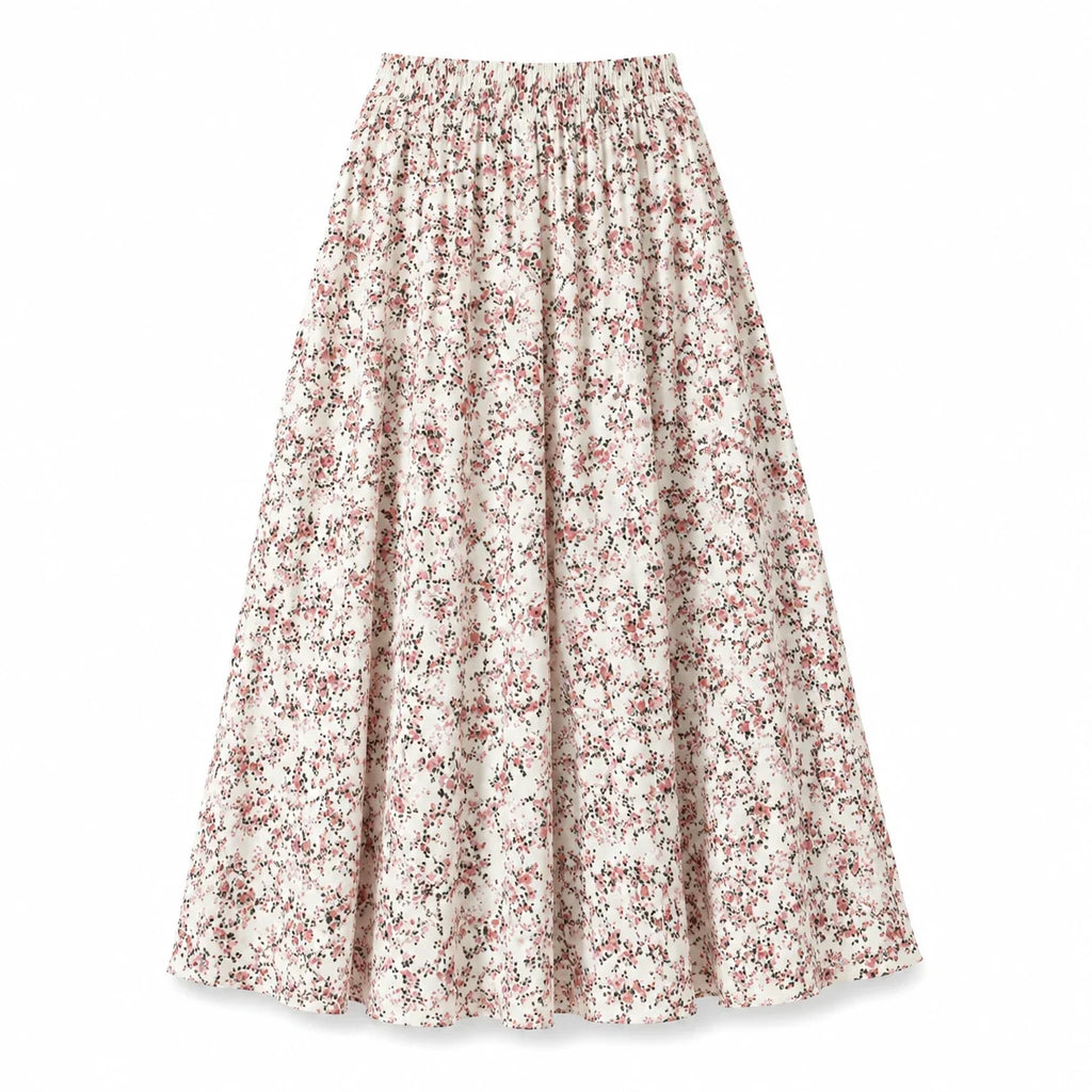 Printed High Waist Maxi Skirt WHD0606393