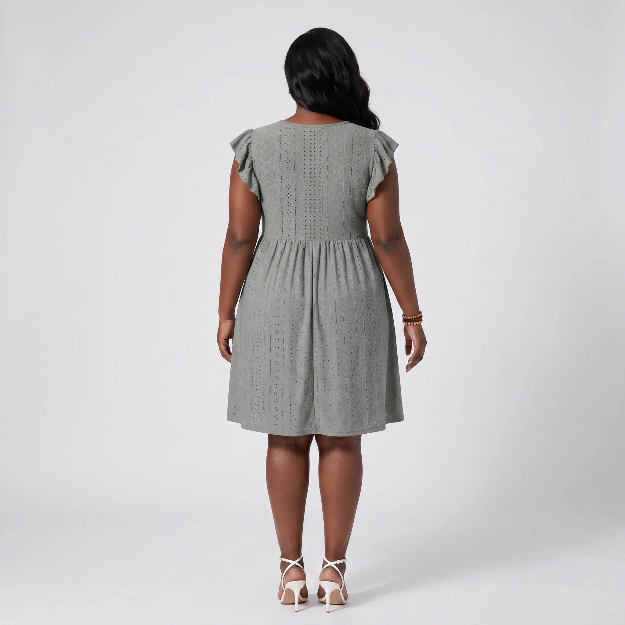 Eyelet Crisscross Babydoll Dress WHD0606401