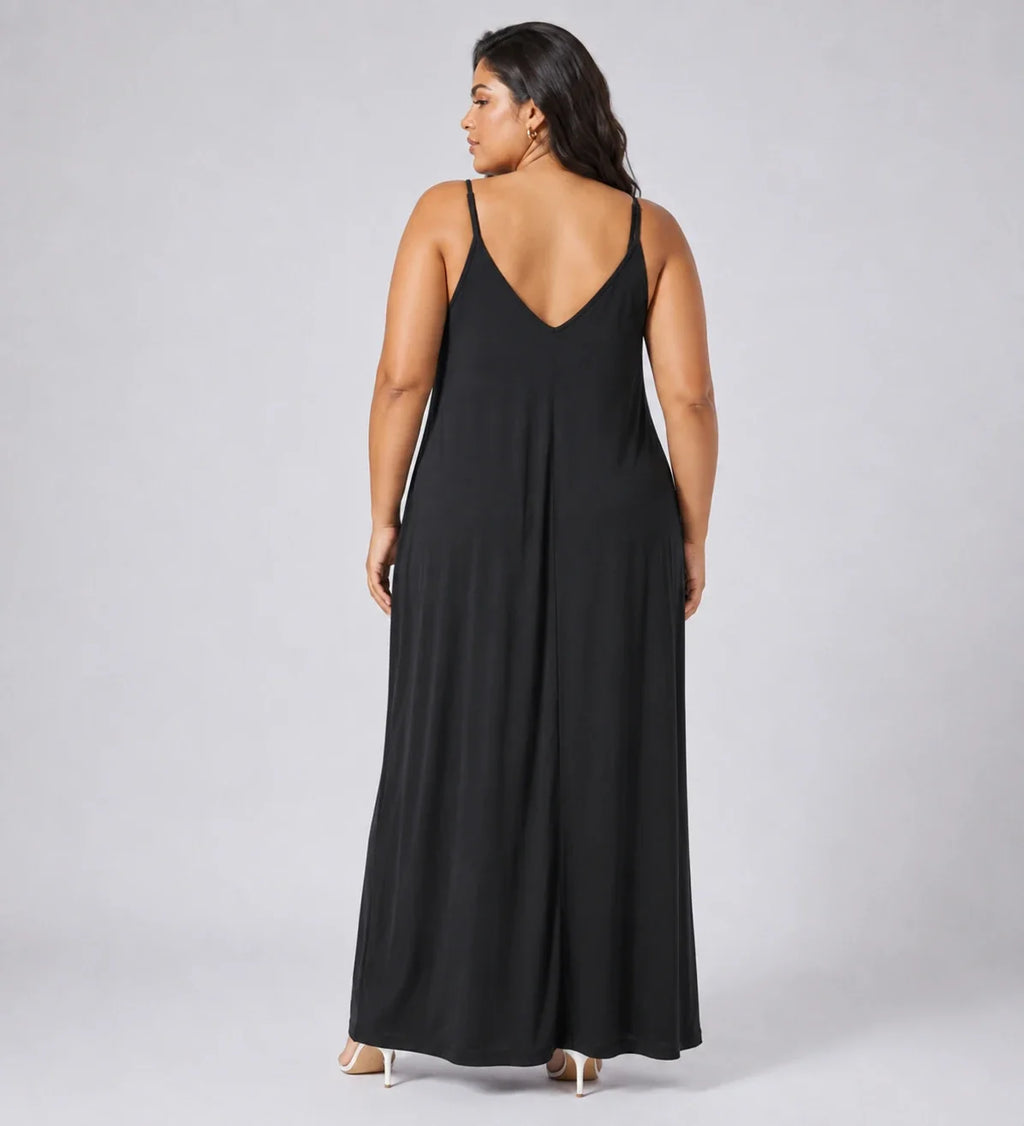 V-Neck Cami Maxi Dress WHD0606402