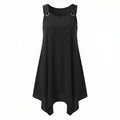 Ring-Detail Hanky Hem Dress WHD0606404