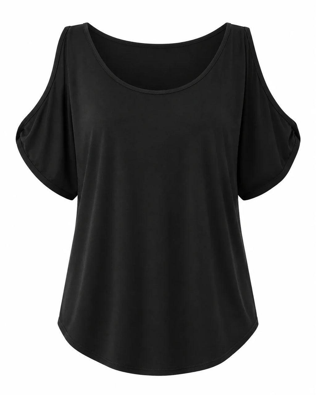 Cold Shoulder Loose Fit Top WHD0606409