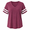 Varsity Stripe V-Neck Tee WHD0606410
