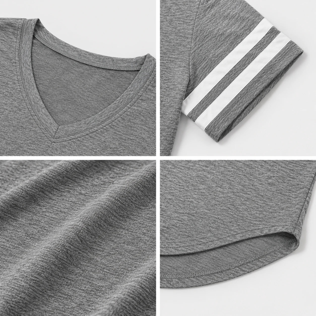 Varsity Stripe V-Neck Tee WHD0606410
