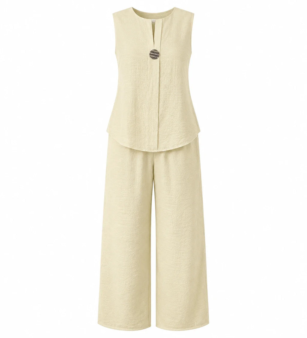 Metal-Detail Wide Leg Set WHD0606421
