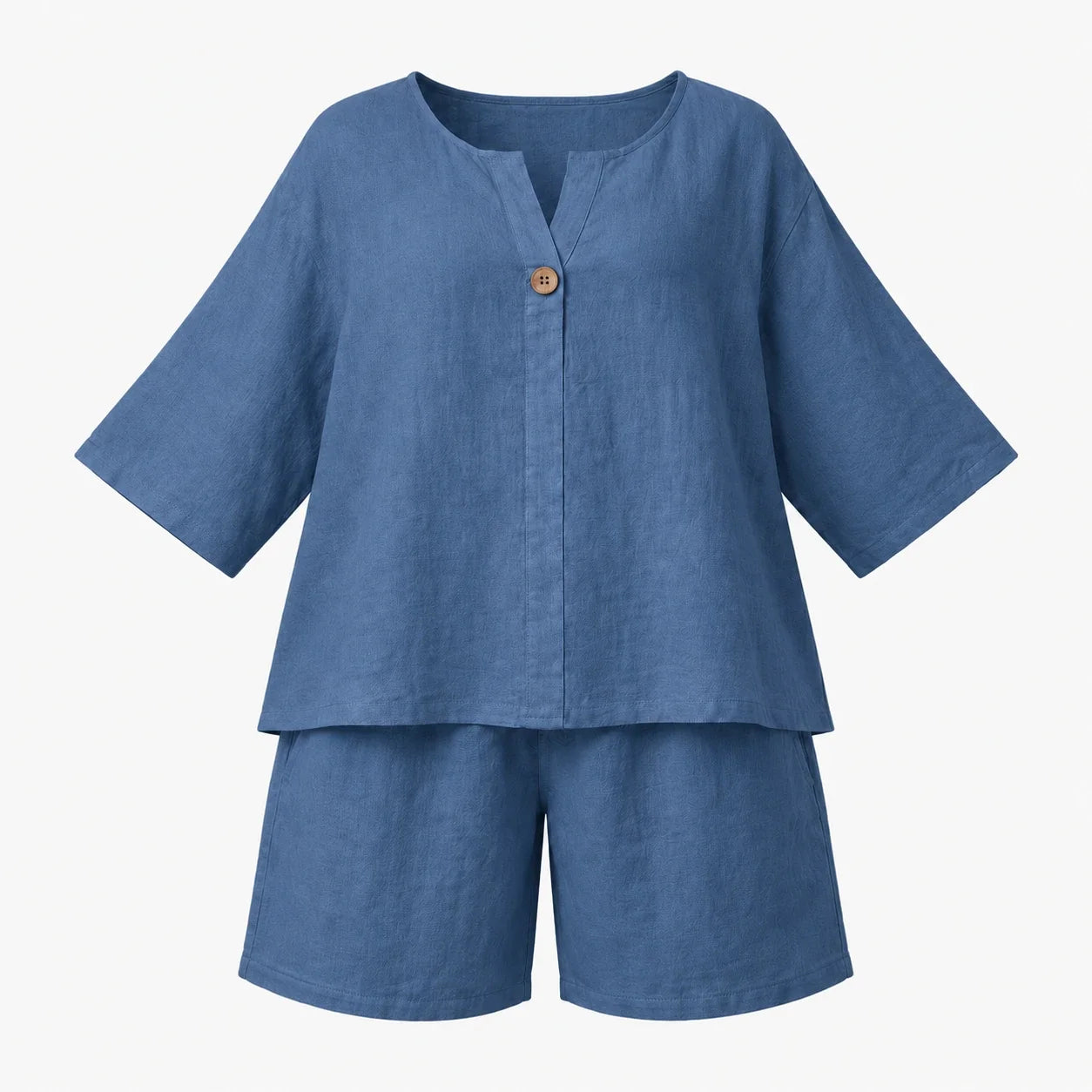 Linen-Look Short Set WHD0606425