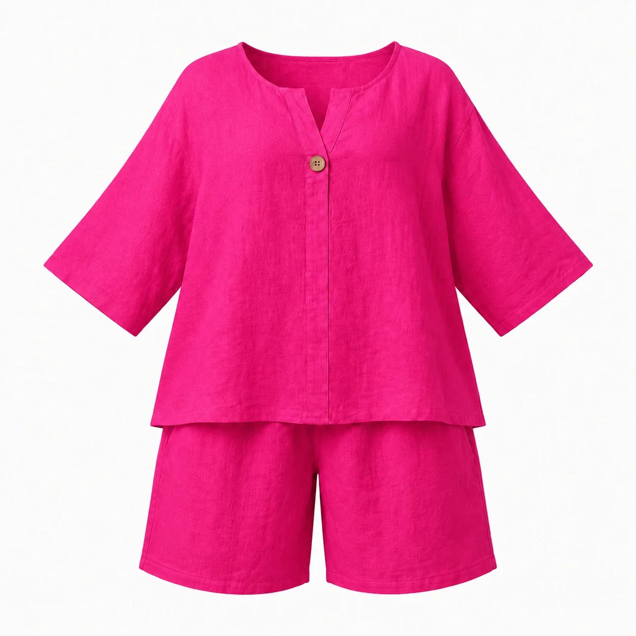 Linen-Look Short Set WHD0606425
