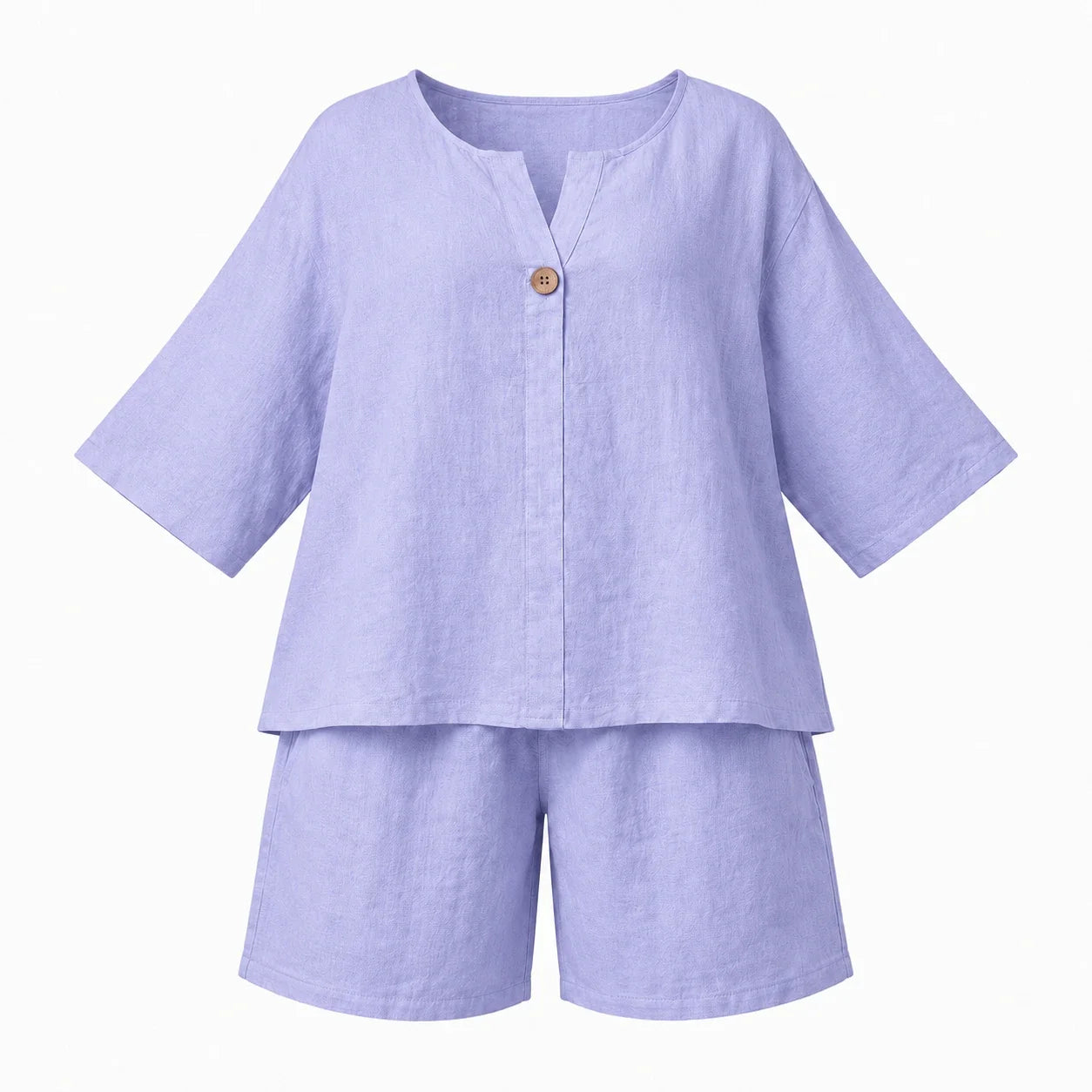 Linen-Look Short Set WHD0606425