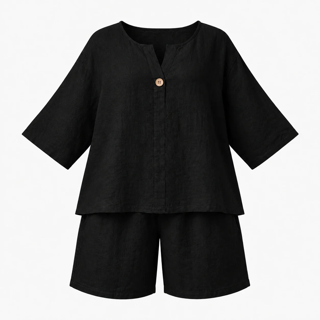 Linen-Look Short Set WHD0606425