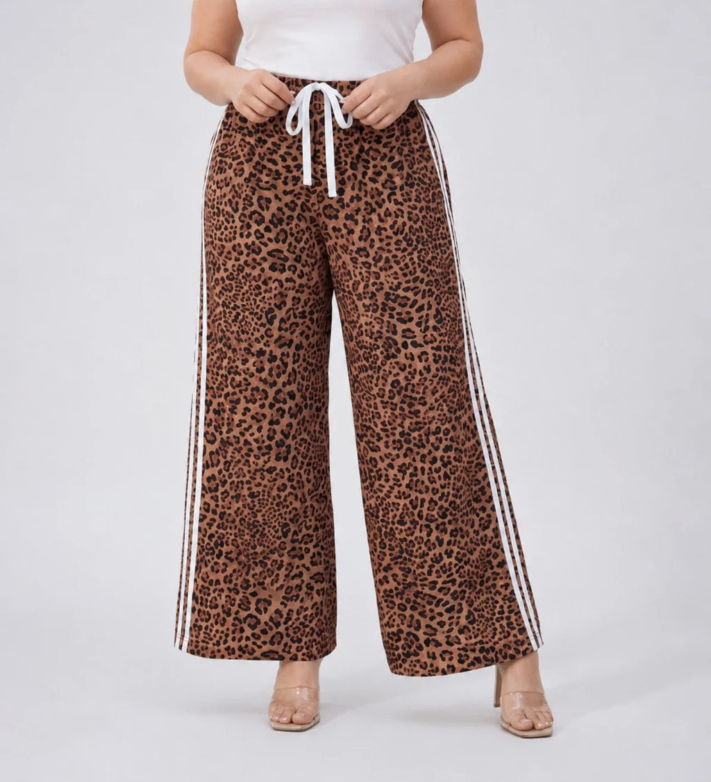 Leopard Wide Leg Pants WHD0606427