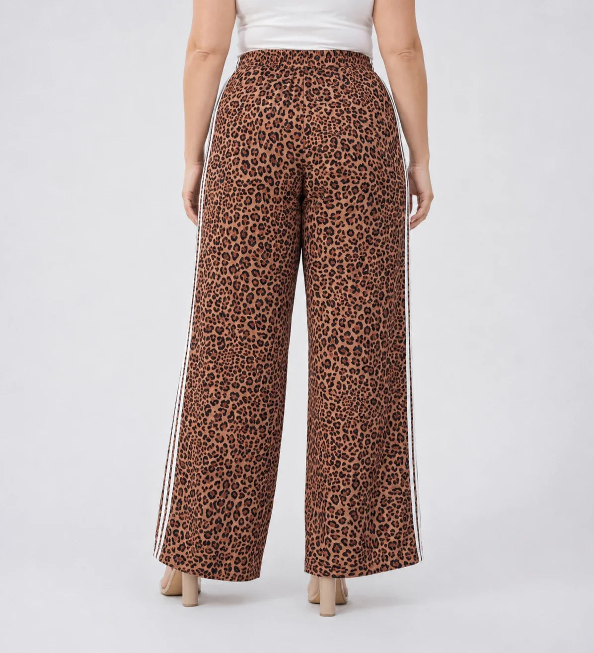 Leopard Wide Leg Pants WHD0606427