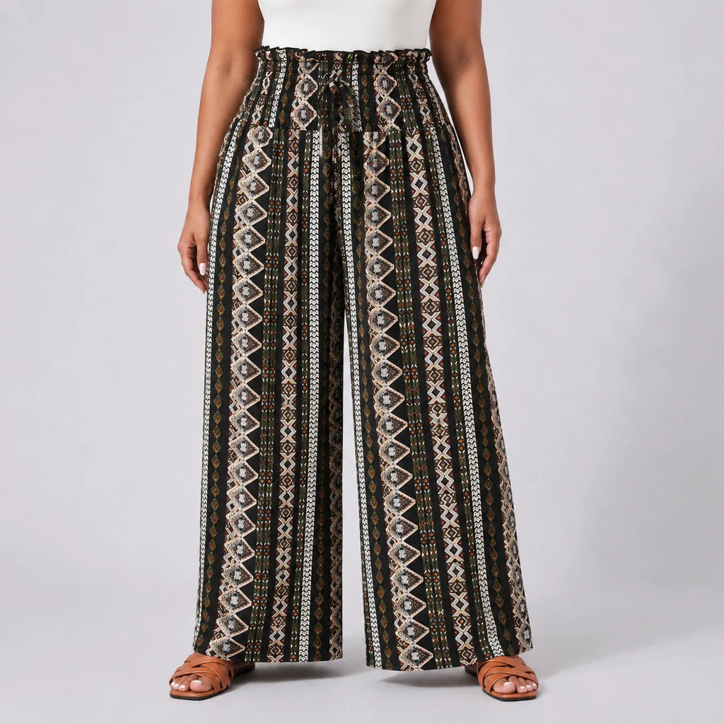 Boho Wide Leg Pants WHD0606428