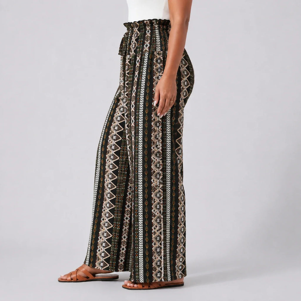 Boho Wide Leg Pants WHD0606428