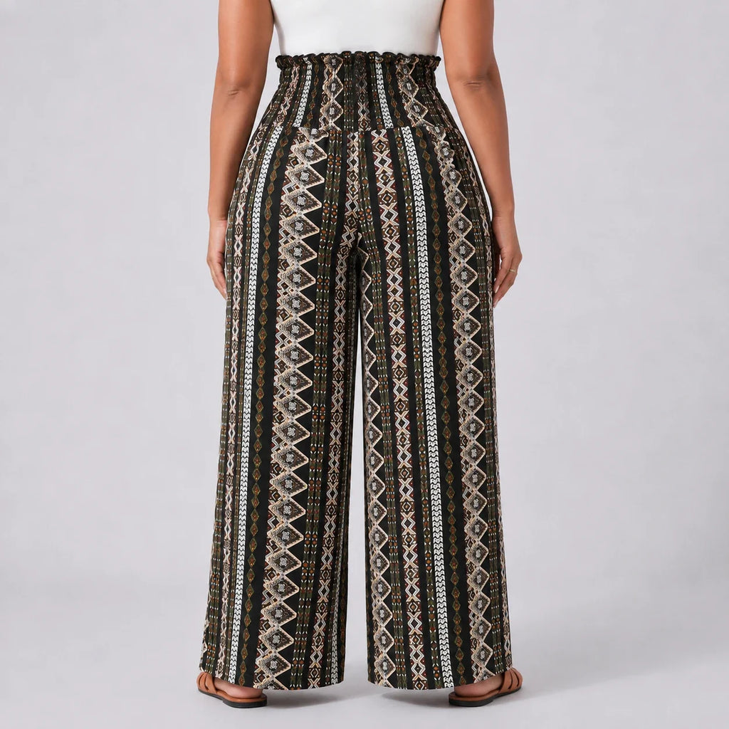 Boho Wide Leg Pants WHD0606428
