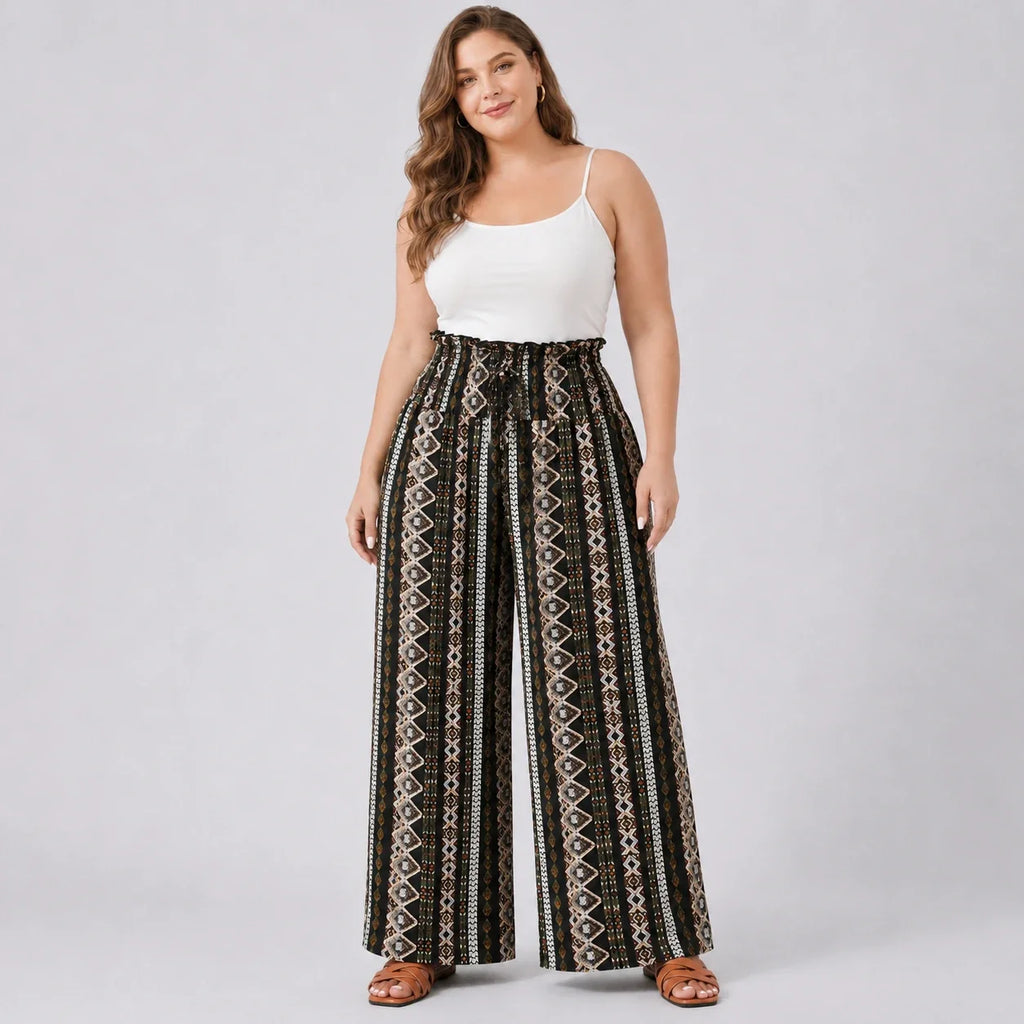 Boho Wide Leg Pants WHD0606428