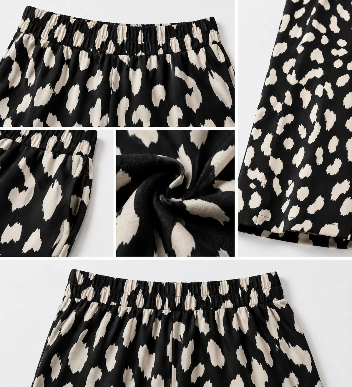 Abstract Print Wide Leg Pants WHD0606429