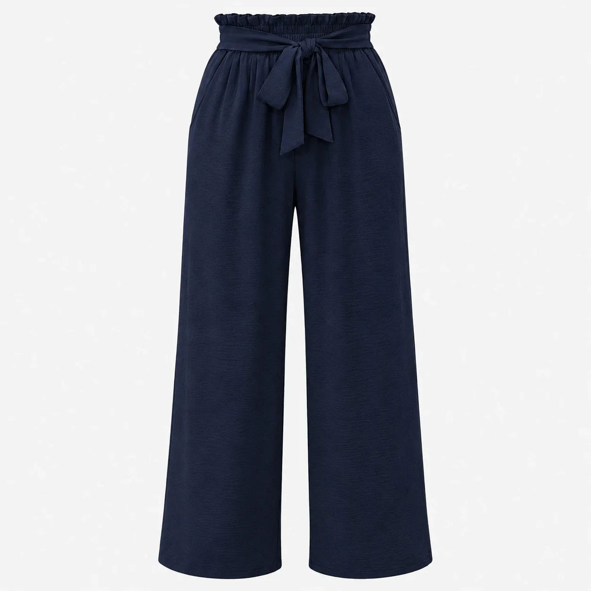 Tie Waist Wide Leg Pants WHD0606430