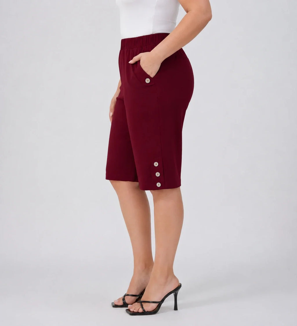 Button Detail Bermuda Shorts WHD0606433