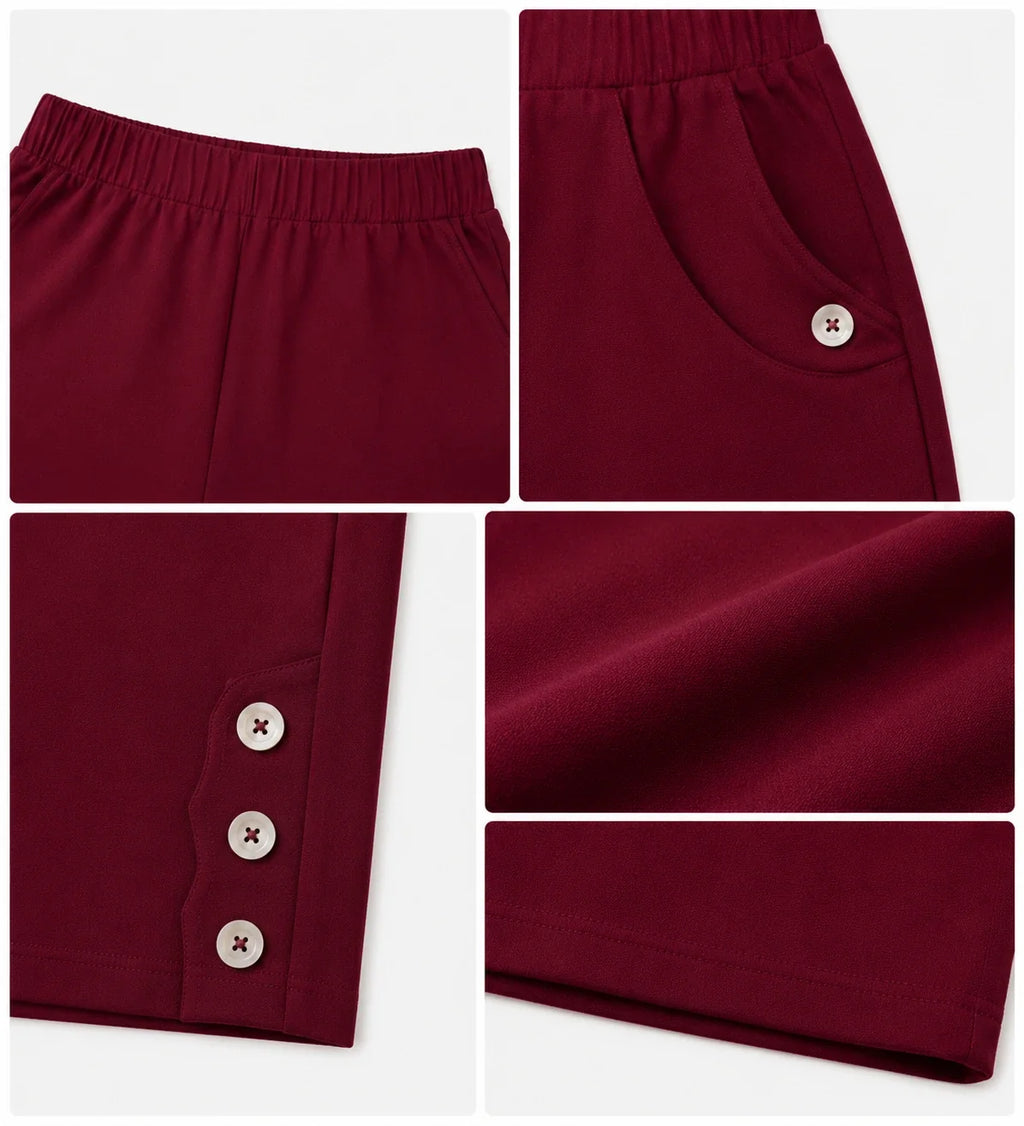 Button Detail Bermuda Shorts WHD0606433
