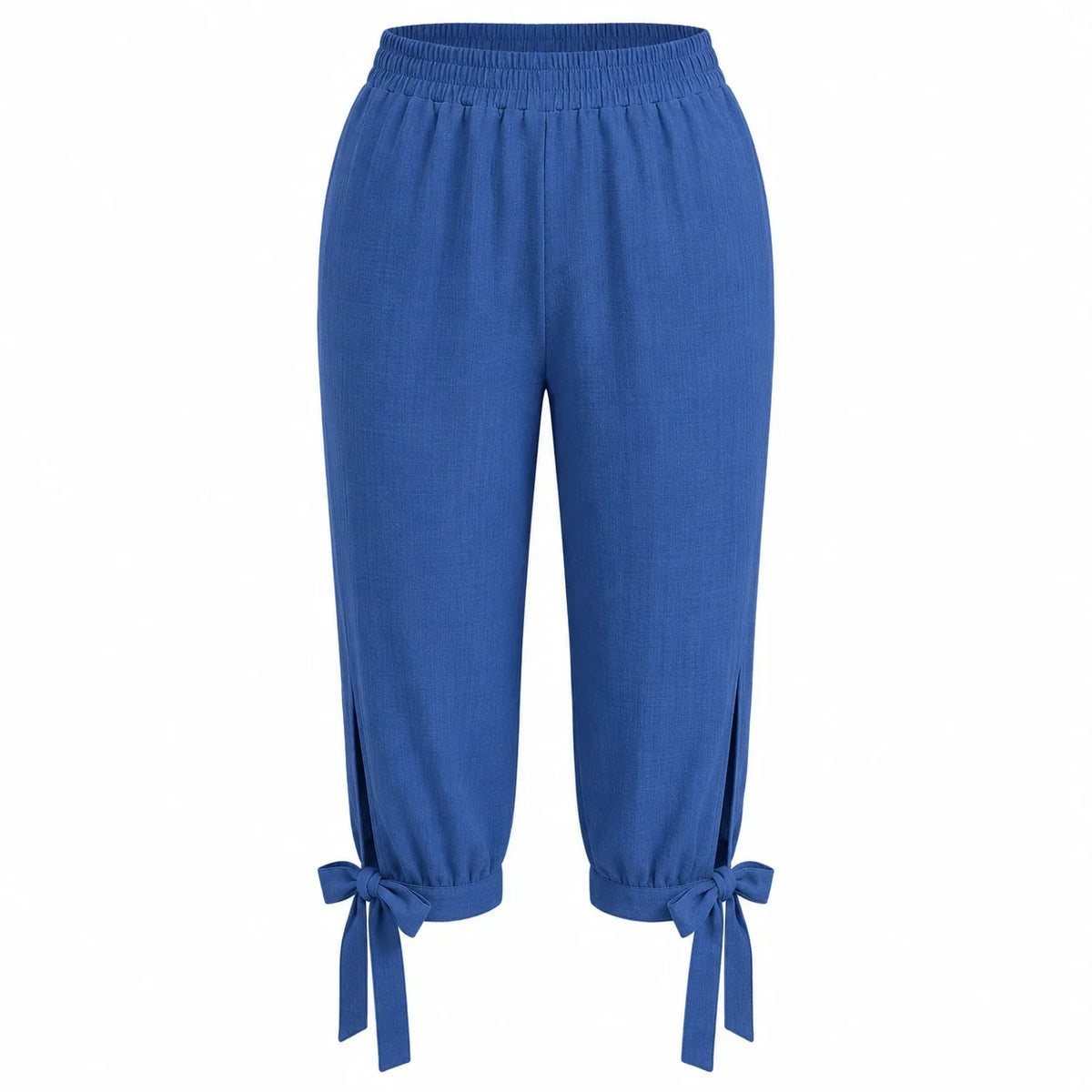 Tie Hem Capri Pants WHD0606434