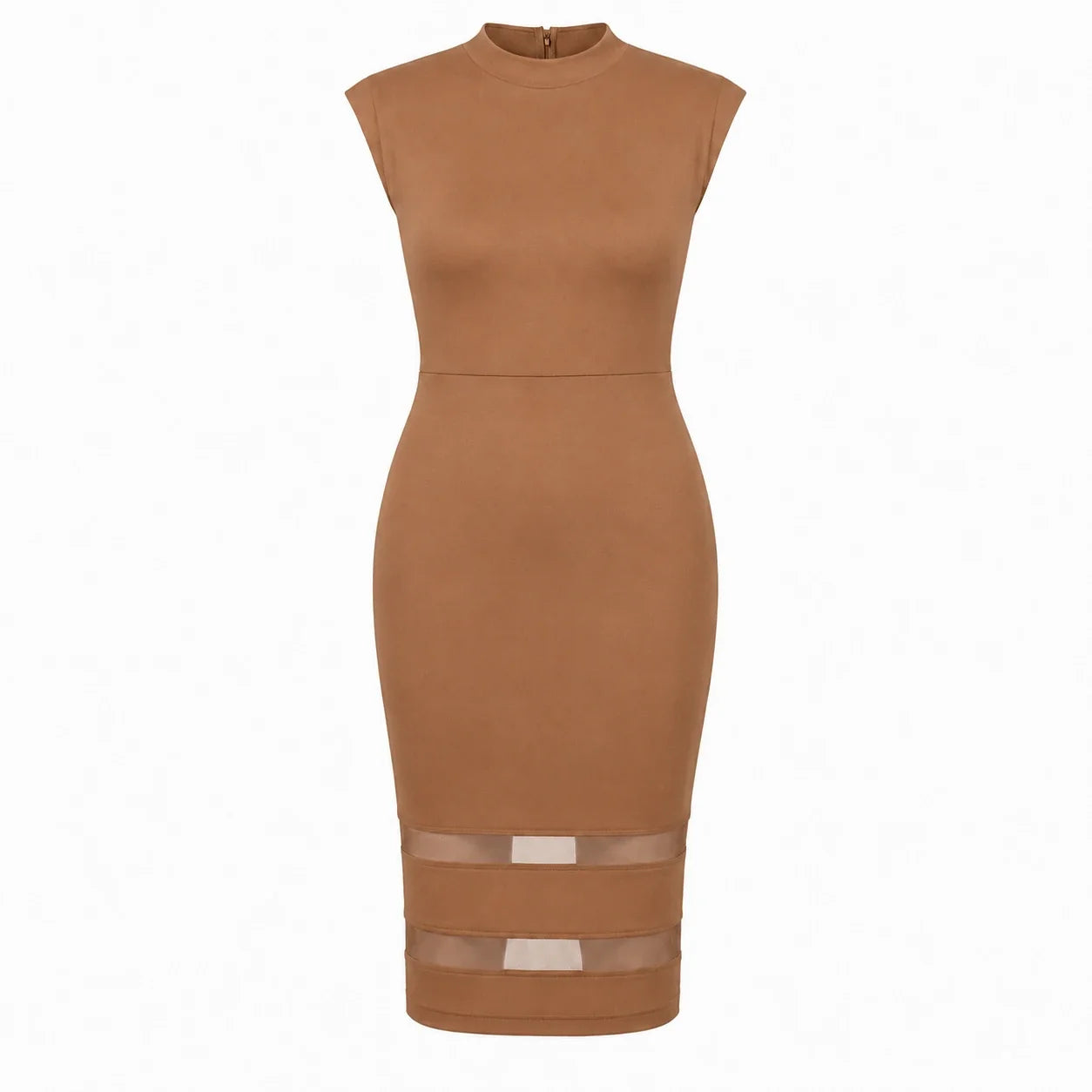 Mesh Hem Bodycon Dress WHD0606438