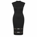 Mesh Hem Bodycon Dress WHD0606438