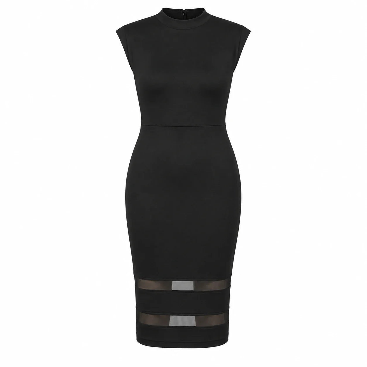 Mesh Hem Bodycon Dress WHD0606438