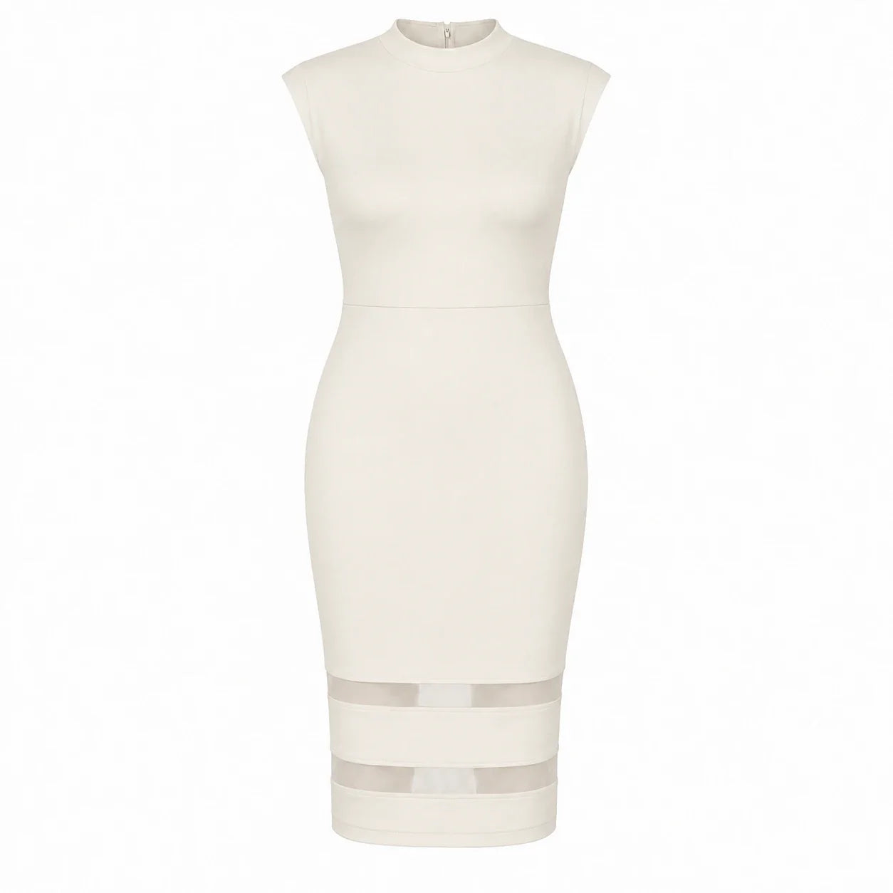 Mesh Hem Bodycon Dress WHD0606438