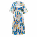 Floral Pleated Maxi Dress WHD0606441
