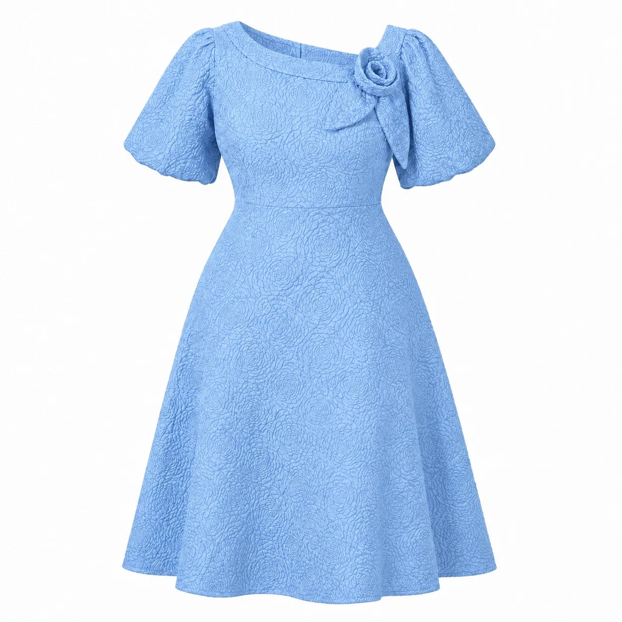 Emerald Jacquard Midi Dress WHD0606443