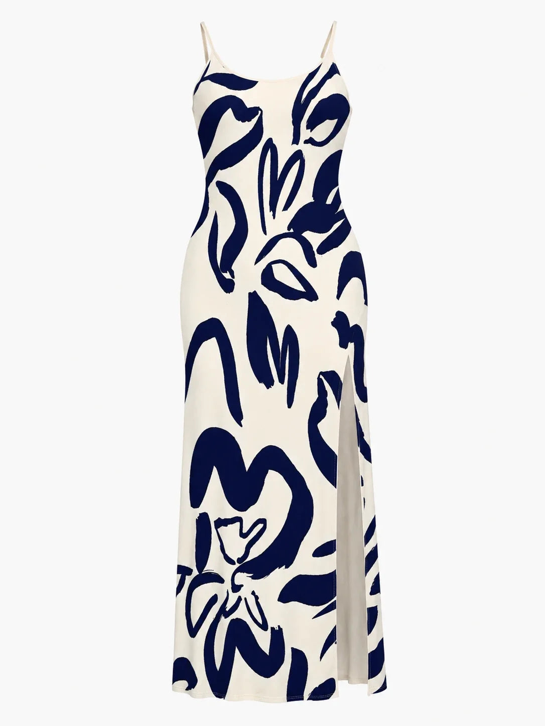 Hibiscus Print Maxi Dress WHD0606445