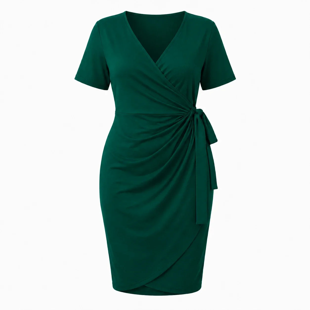 Tie-Waist Wrap Dress WHD0606446