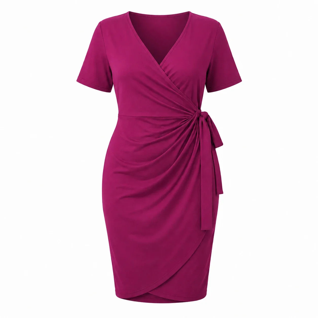 Tie-Waist Wrap Dress WHD0606446