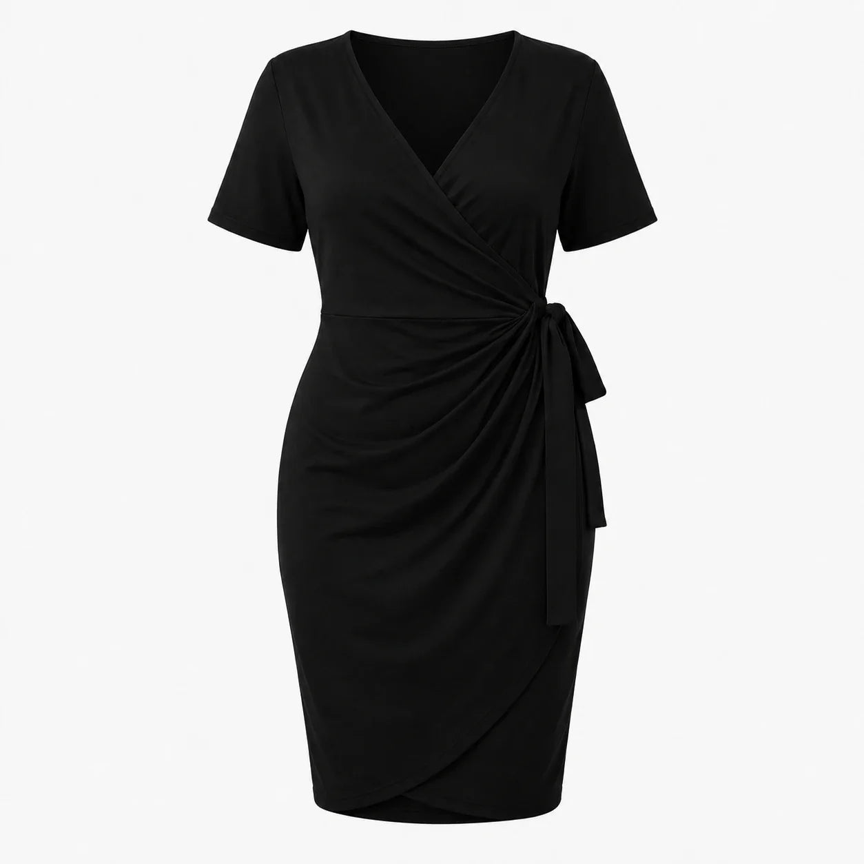 Tie-Waist Wrap Dress WHD0606446