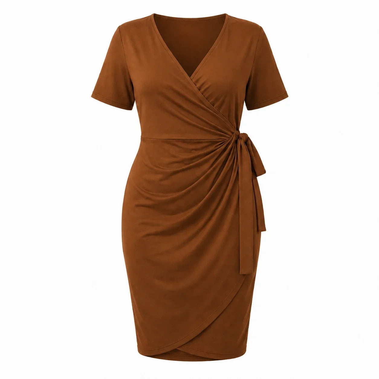 Tie-Waist Wrap Dress WHD0606446