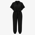 Tie Front Tapered Jumpsuit WHD0606447